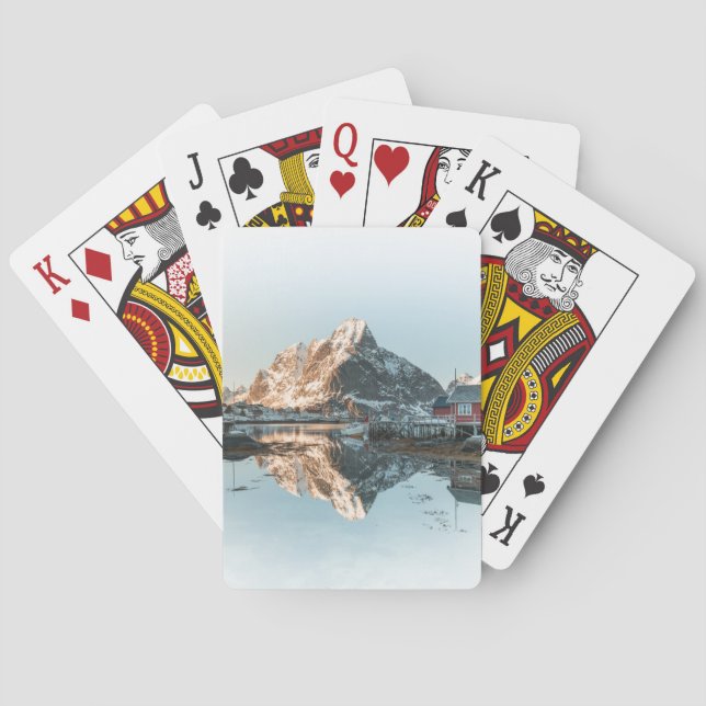 Reine Lofoten Spielkarten (Rückseite)