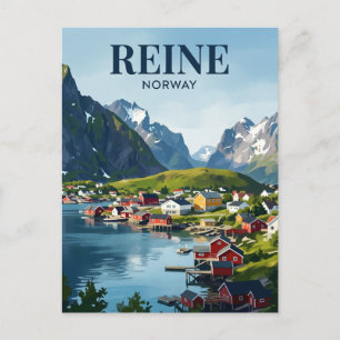 Reine Norwegen Postkarte
