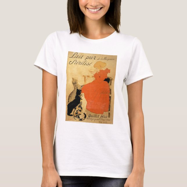 'Reine Sterilisierte Milch aus La Vingeanne', 1894 T-Shirt (Vorderseite)