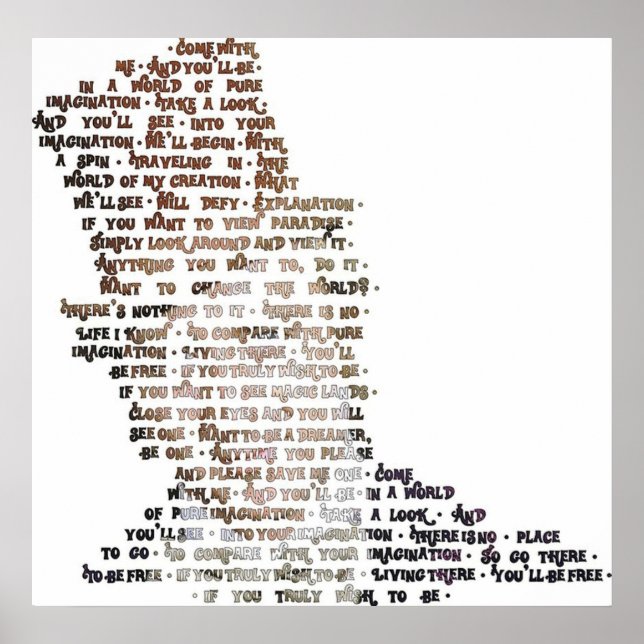 reine Vorstellungskraft Poster (Vorne)