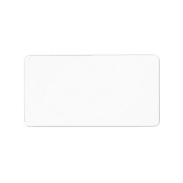 Reine weiße Farbe Adressaufkleber