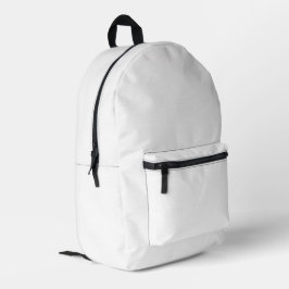 Reine weiße Farbe Bedruckter Rucksack