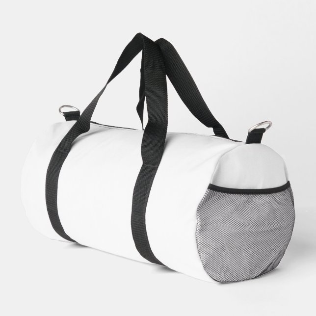 Reine weiße Farbe Duffle Bag (Rechte Ecke)