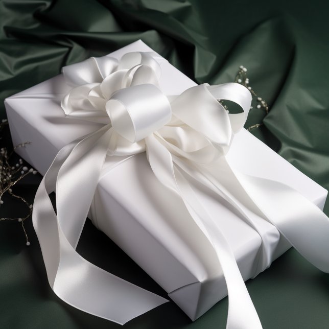 Reine weiße Farbe Satinband (Von Creator hochgeladen)