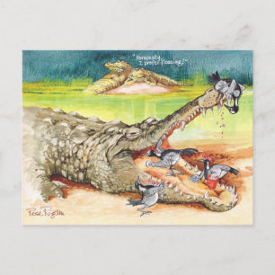 Reine Zähne Postkarte