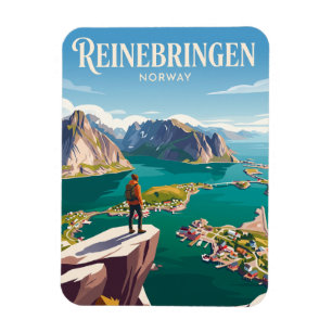 Reinebringen Norwegen Magnet