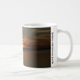 Reiner Sonnenuntergang auf dem Strand Tasse