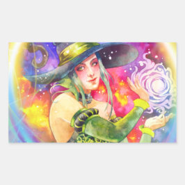 Reiner Zauber Rechteckiger Aufkleber