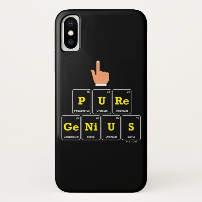Reines Genie Case-Mate iPhone Hülle (Rückseite)