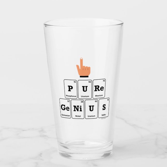 Reines Genie Glas (Vorderseite)