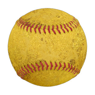 REINES GOLDblatt Muster + Ihr Text/Foto Baseball