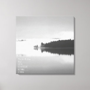 Reines höfliches #1 (24x24) leinwanddruck