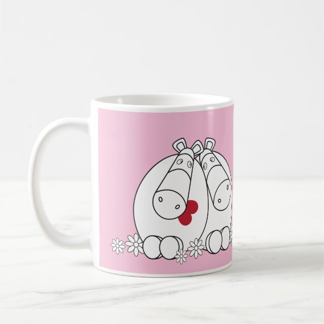 Reines Impossimals® - hübsches Rosa Tasse (Links)