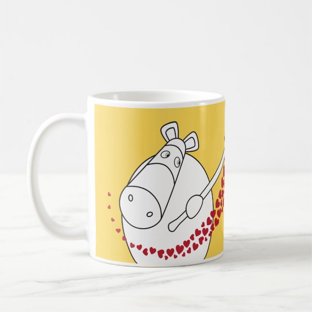 Reines Impossimals® - leckeres Gelb Kaffeetasse (Links)