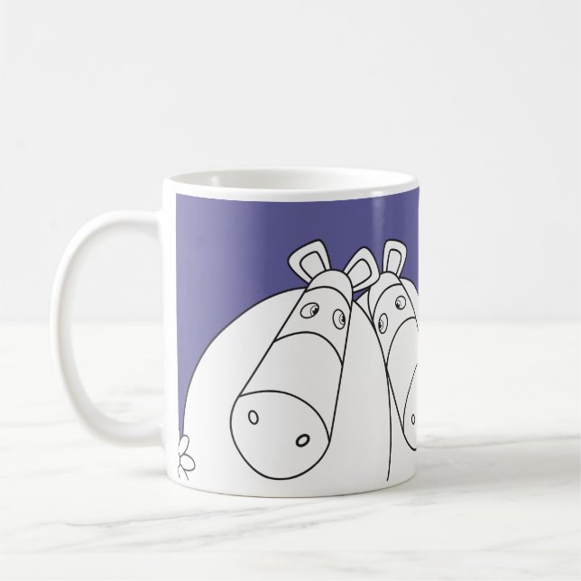 Reines Impossimals® - perfektes Lila Kaffeetasse (Links)