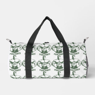 Reines Power Bodybuilding Grafik - Silhouette Fitn Duffle Bag