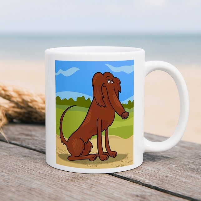 Reines Rasse-Irish-Setter-Hund-Kaffeetasse Kaffeetasse (Von Creator hochgeladen)