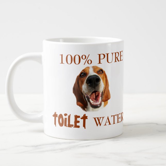Reines Toilettenwasser Jumbo-Tasse (Links)