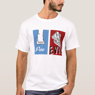 Reines Übel barfuß T-Shirt