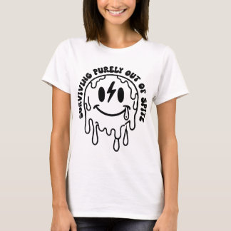 Reines Überleben ohne fette Aussage T-Shirt