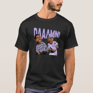 Reines Violett 11s T-Shirt Daamn Shoes Tropfen 11