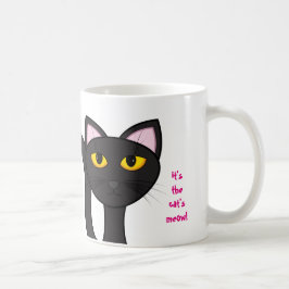 Reinfektion! Das ist The Cat's Meow! Big Kitty Cat Tasse