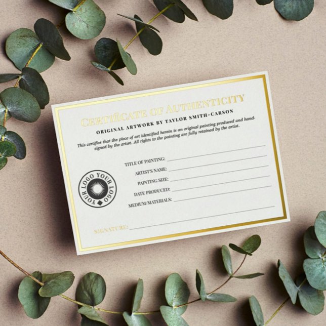 Reinigen Sie das Echtheitszertifikat Ihres Logos Folieneinladung (Von Creator hochgeladen)