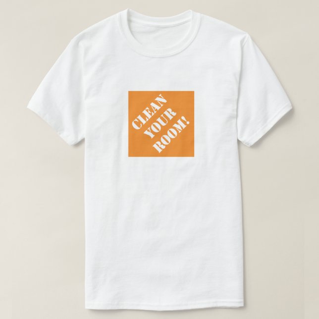 Reinigen Sie Ihr Zimmer Funny Vater Humorvollen Va T-Shirt (Design vorne)