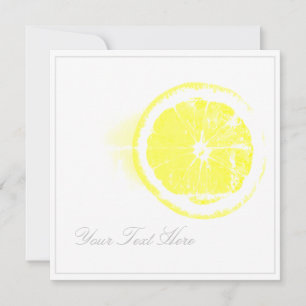 Reinigen Sie Lines Yummy Orange Ihre Textflachkart