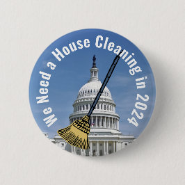 Reinigung des Hauses 2024 Wahl Button