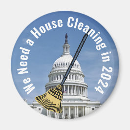 Reinigung des Hauses 2024 Wahl Magnet