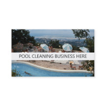 Reinigung des Pools Retro Inspiriert