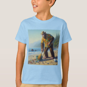 Reinigung des Strandes T-Shirt