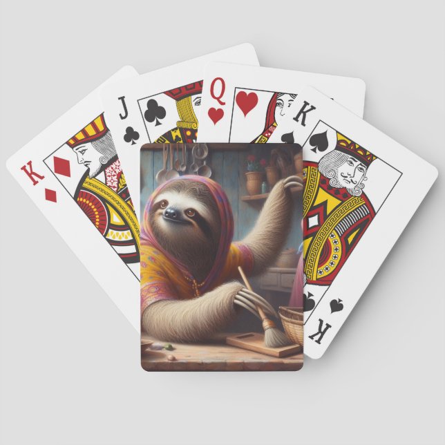 Reinigung einer Küche Spielkarten (Rückseite)