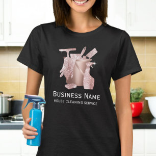 Reinigung Haushaltshilfe Rose Gold Reiniger T-Shirt