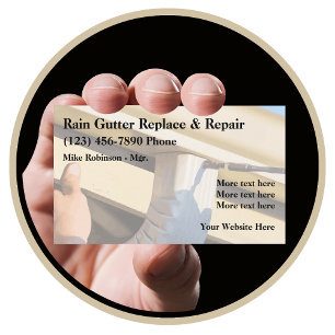 Reinigung und Reparatur von Gutter Visitenkarte