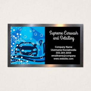 Reinigung von Auto   Seifenblasen