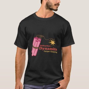 Reinigung von dynamischem Vorstadtteppich T-Shirt