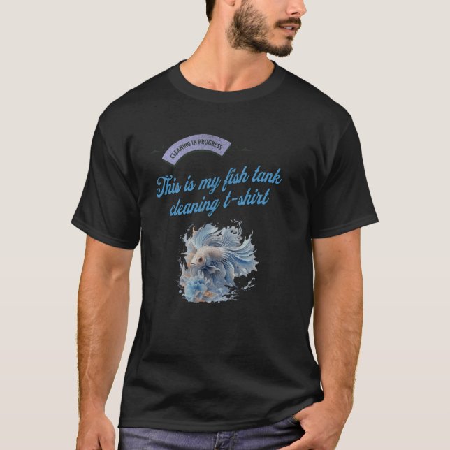 Reinigung von Fischtanks T-Shirt (Vorderseite)