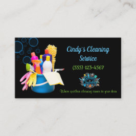Reinigung von Materialien Design House Reinigungsd Visitenkarte