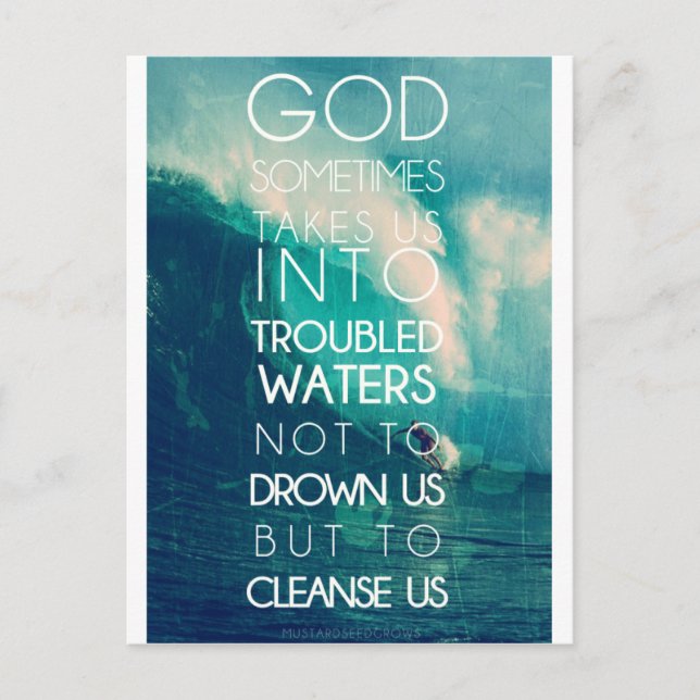 Reinigung von Soul und Herz Postkarte (Vorderseite)