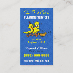 Reinigungs-Dienstleistungsunternehmen-Karte Visitenkarte
