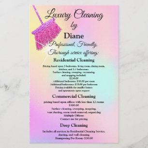 Reinigungsbüro Behaltend Haushaltshilfe Pink QR Flyer