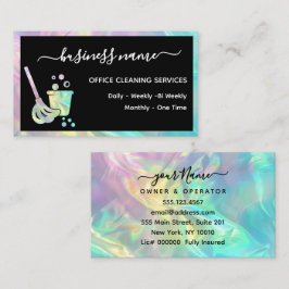 Reinigungsdienst für das Personalbüro Visitenkarte