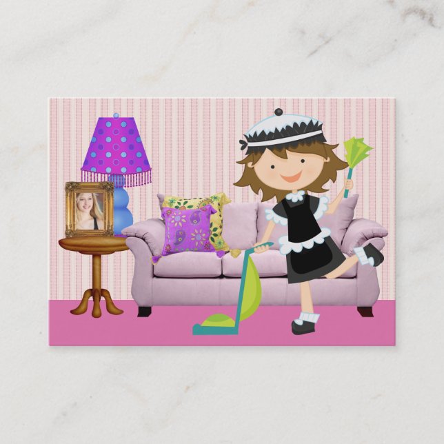 Reinigungsdienst - SRF Visitenkarte (Vorderseite)