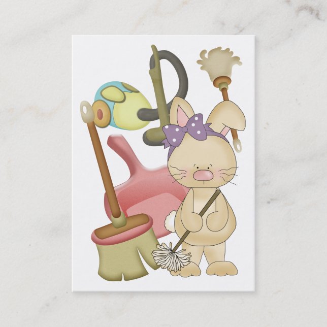 Reinigungsdienst - SRF Visitenkarte (Vorderseite)