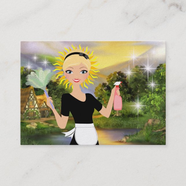 Reinigungsdienst - SRF Visitenkarte (Vorderseite)