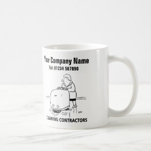 Reinigungsdienste Cartoon Tasse