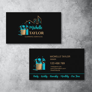 Reinigungsdienste für berufliches Haus und Büros Visitenkarte