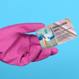 Reinigungsdienste   Lieferungen   Maid Business Ca Visitenkarte